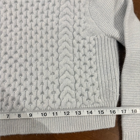 Club Monaco Baby Blue Crop Sweater - Picture 6 of 6